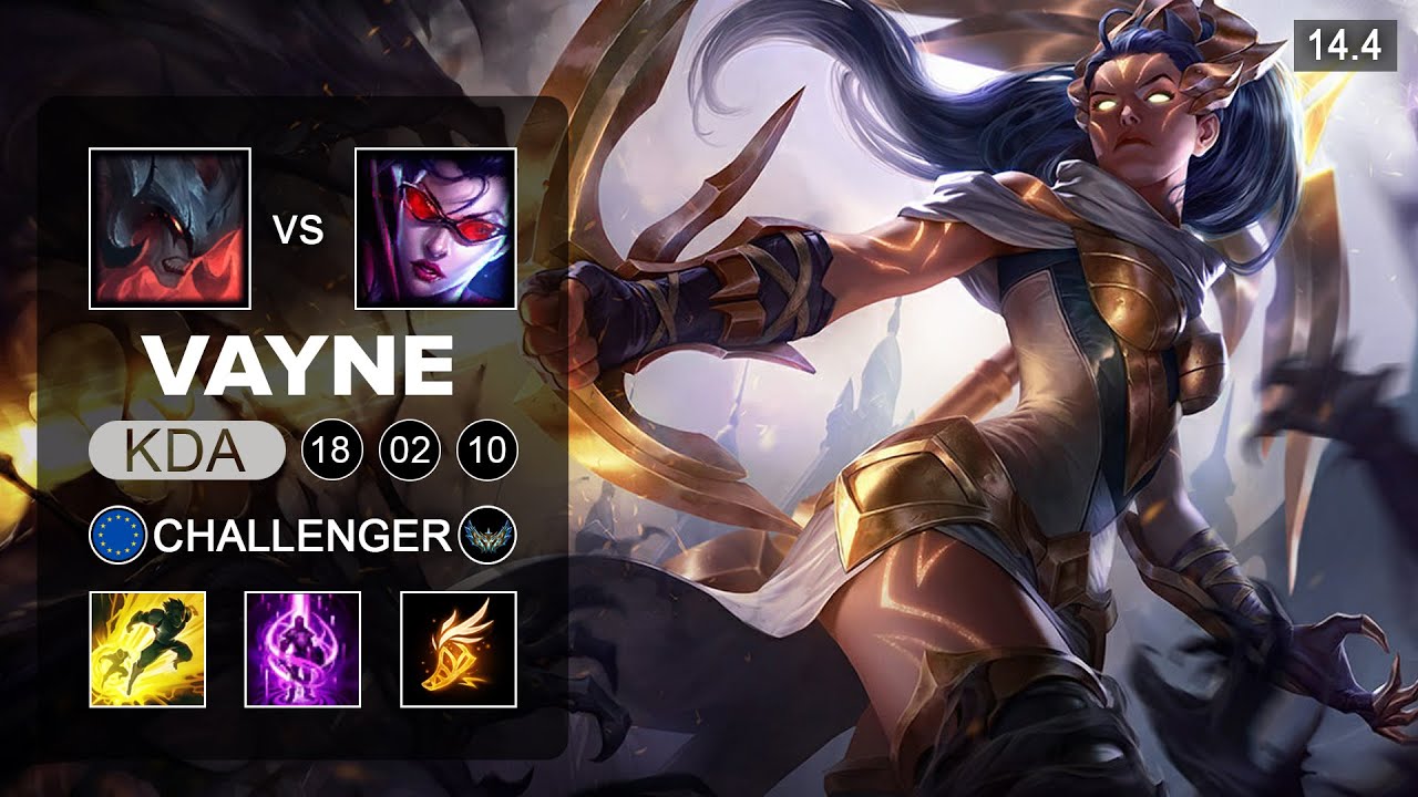Vayne vs Aatrox Top - KR Challenger - Patch 14.4 Season 14