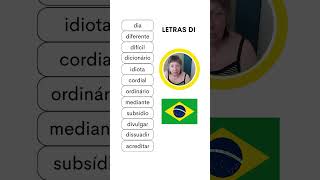 Pronunciación Del Portugués Sílaba O Letras Di En Portugués Ês
