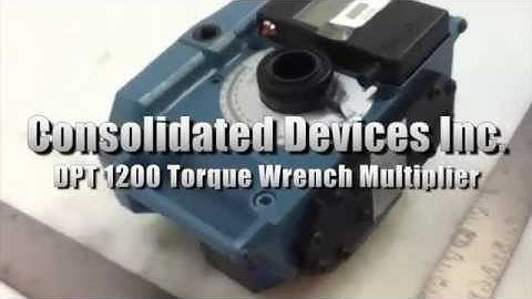 Consolidated Devices Inc DPT 1200 Torque Wrench Multiplier with Case on GovLiquidation.com