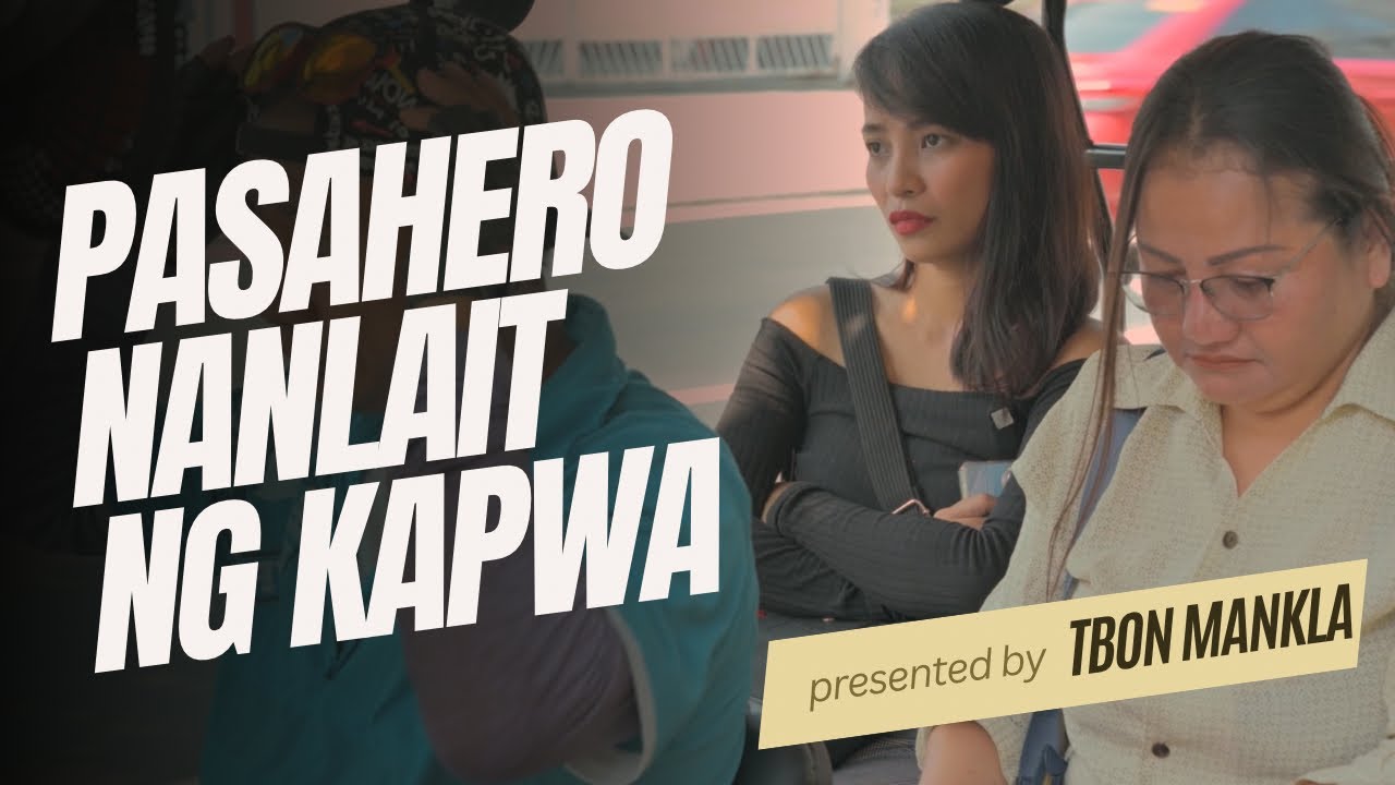 Magandang babae nanlait ng pasahero