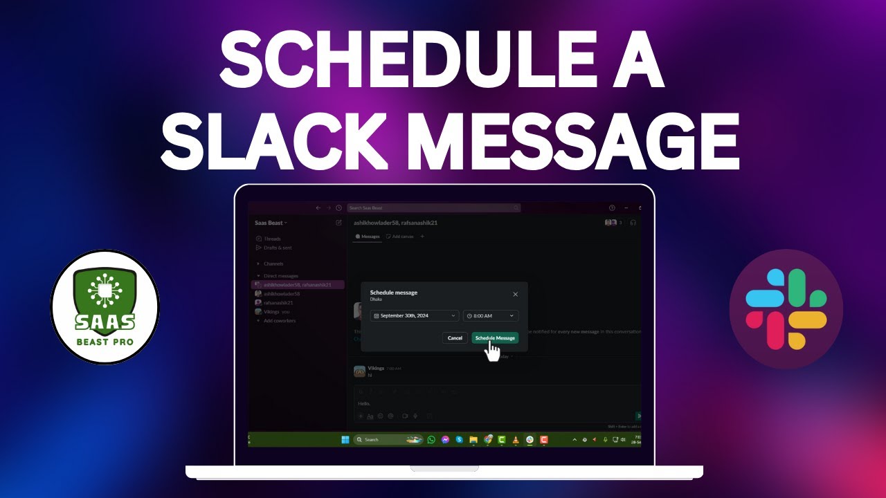 How to Schedule a Slack Message