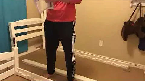 Building a Walmart bunk bed time lapse