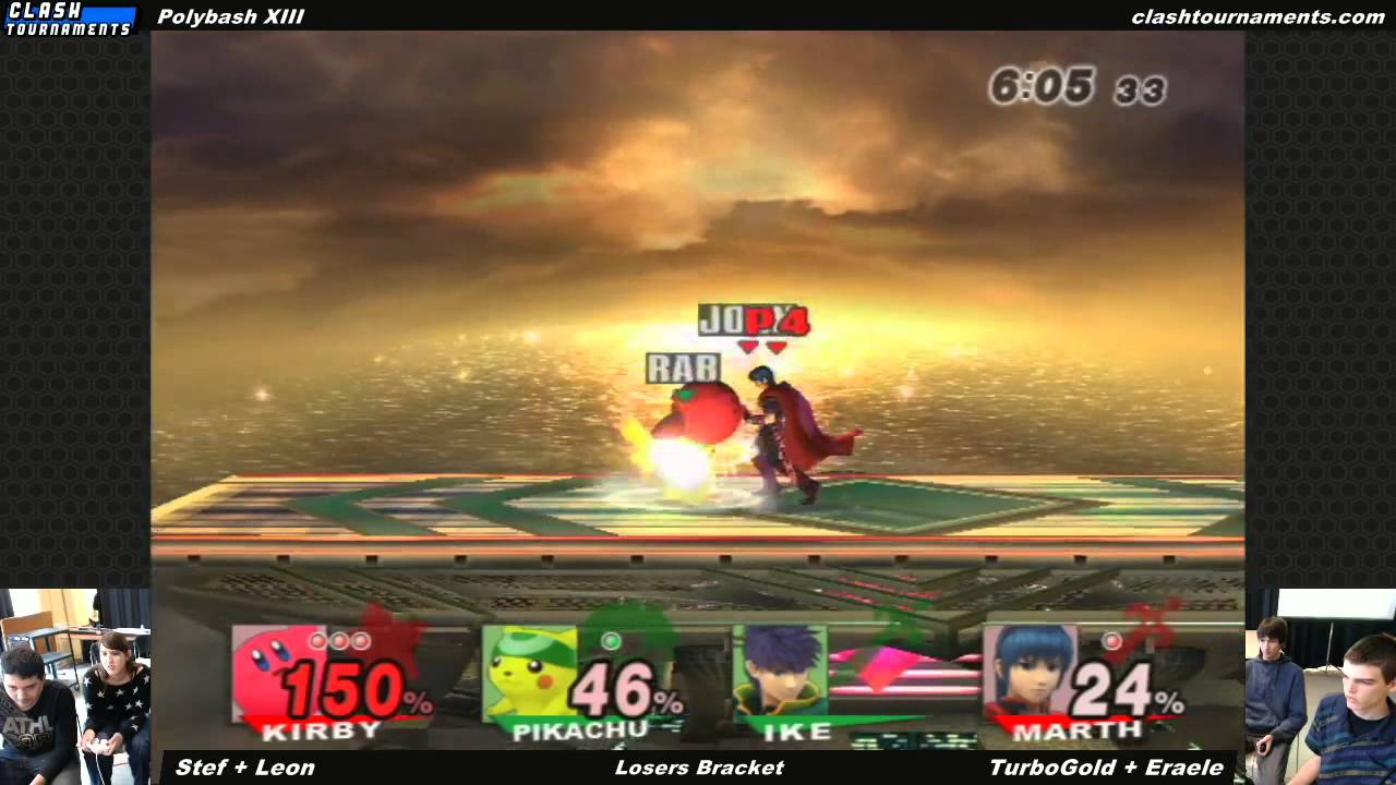 Polybash XIII - EMG Leon + Stef vs TurboGold + Eraele - SSBB