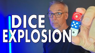 Amazing Dice Explosion - Magic Trick Performed!