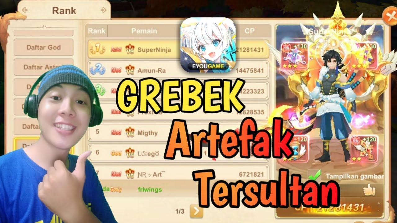 Grebek Artefak Top Sultan CP 1M - Astral Guardians Cyber Fantasy