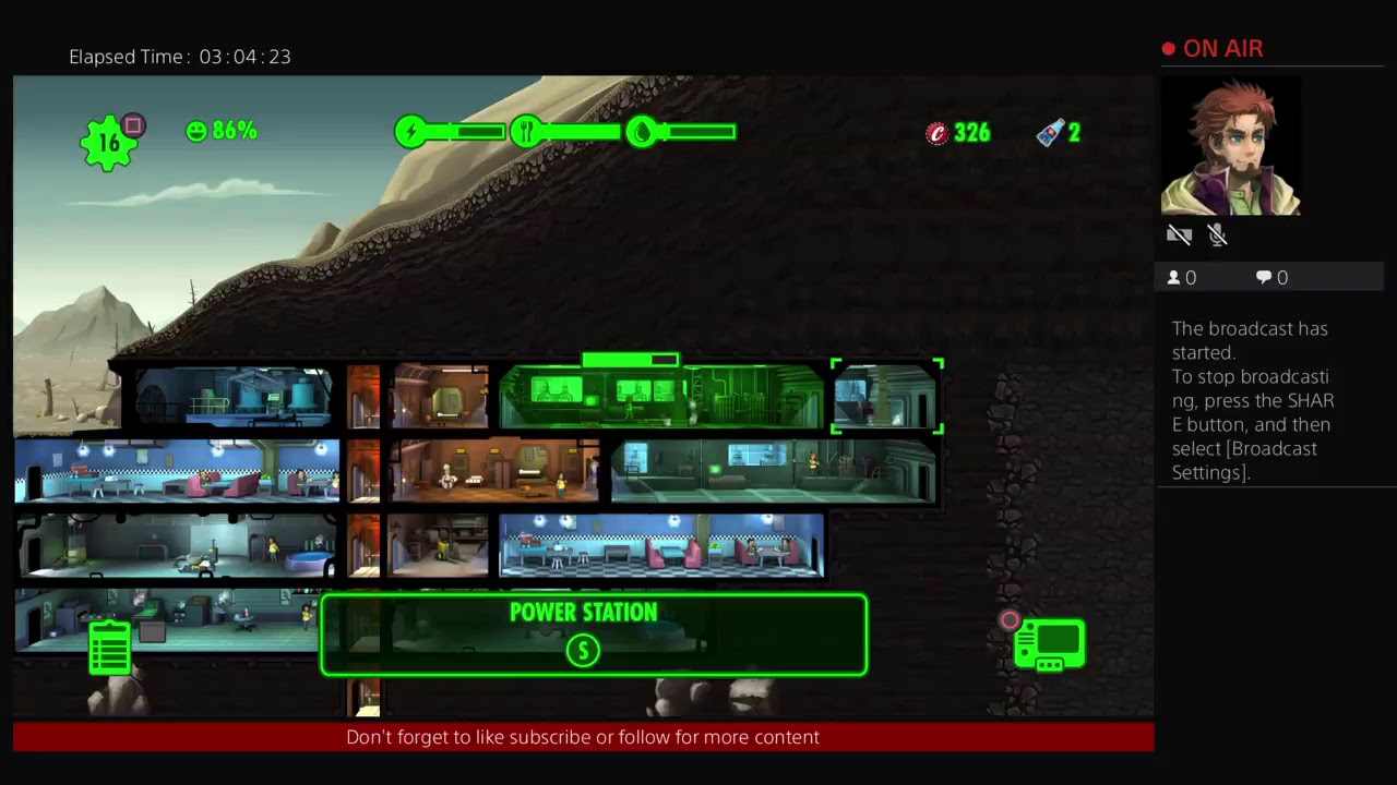 Live stream (fallout shelter)