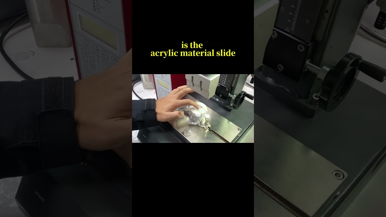 Ultrasonic welding Acrylic glass slide