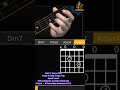 Learn - POP CHORD PROGRESSION l Dm7 – Asus4 –F –D7sus4 #shorts #guitar