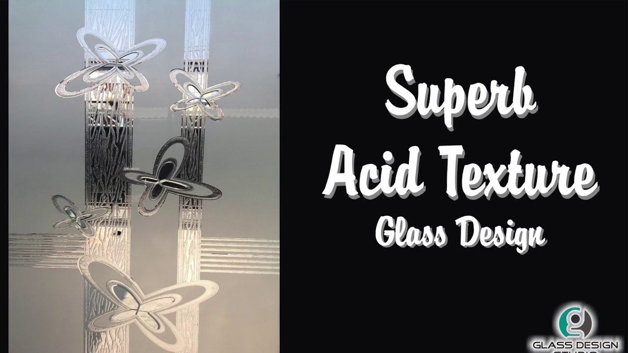 Glass design studio | Acid texted design/|