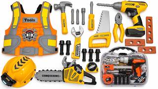 11 minute immersion unboxing firefighting tools, screwdriver nut tools ASMR  Toy Review