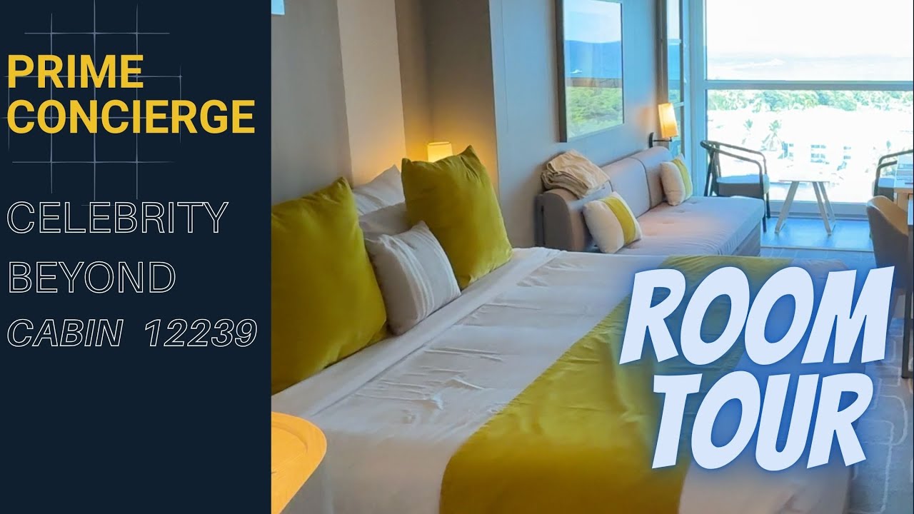 Celebrity Beyond Prime Concierge Stateroom Tour | Cabin 12239 - YouTube