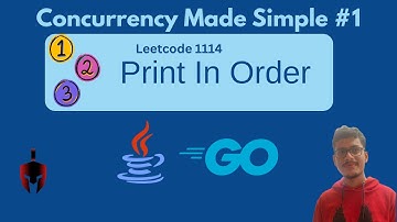 Print in Order LeetCode 1114 | Concurrency Problem Solved in Java & Golang