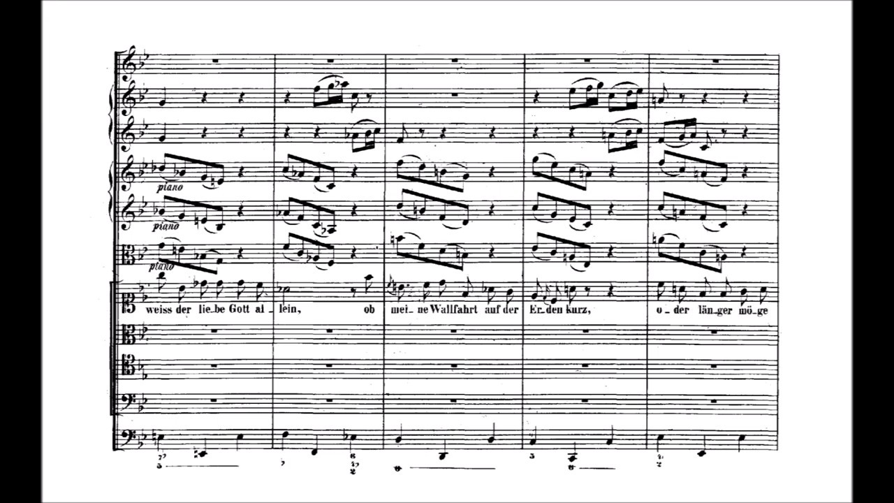 J. S. Bach – Cantata "Wer weiß, wie nahe mir mein Ende", BWV 27