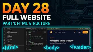 Day 28 – Complete Multi-Page HTML Website (Part I)