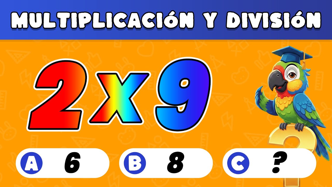 ¡Reto de Velocidad Mental! ⚡ Tablas de Multiplicar (8-9 Años / 3º-4º Grado)
