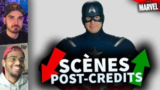 On juge les MEILLEURES et PIRES scènes post-credits du MCU TierList + ACTUS - 100% MARVEL