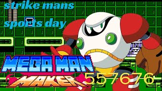 (Lag Warning!) my mega man maker level - strike mans sports day - 557676