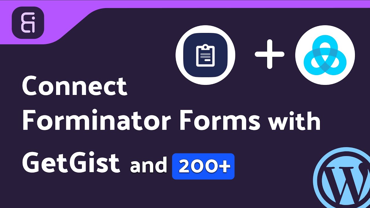 (Free) Integrating Forminator Forms with GetGist | Step-by-Step ...