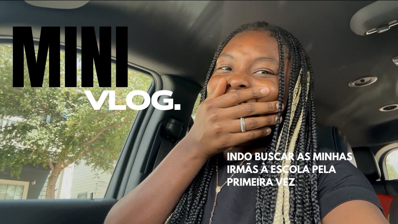 MINI VLOG: INDO BUSCAR AS MINHAS IRMÃS À ESCOLA PELA PRIMEIRA VEZ
