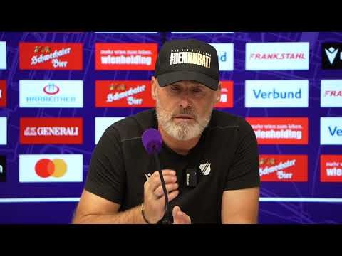 Video: Pavel Hapal (Trainer Banik Ostrava) - die Pressekonferenz nach dem Spiel gegen FK Austria Wien