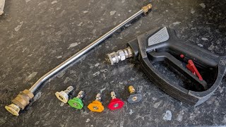 What Colored Nozzle You Should be Using on Your Pressure Washer Gun