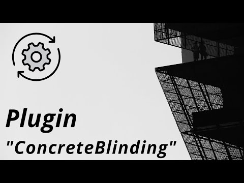 Tekla Structures. Plugin "ConcreteBlinding"