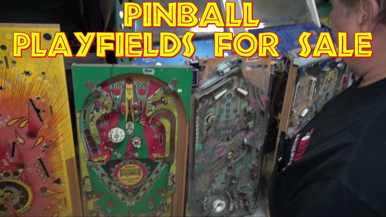 1483b Pinball Playfields For Sale from various Machines, one RARE