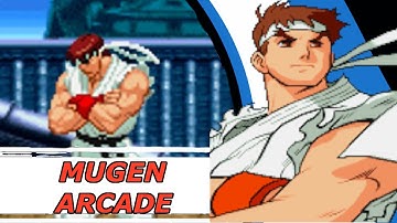 Mugen Arcade Mode with Ryu by Phantom.of.the.Server-edit-Infinite