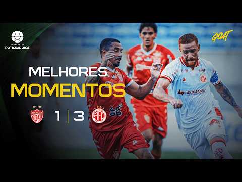 AMÉRICA-RN VENCE POTIGUAR DE VIRADA E ABRE VANTAGEM NA SEMIFINAL
