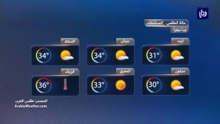 النشرة الجوية الأردنية من رؤيا 19-7-2017 | Jordan Weather