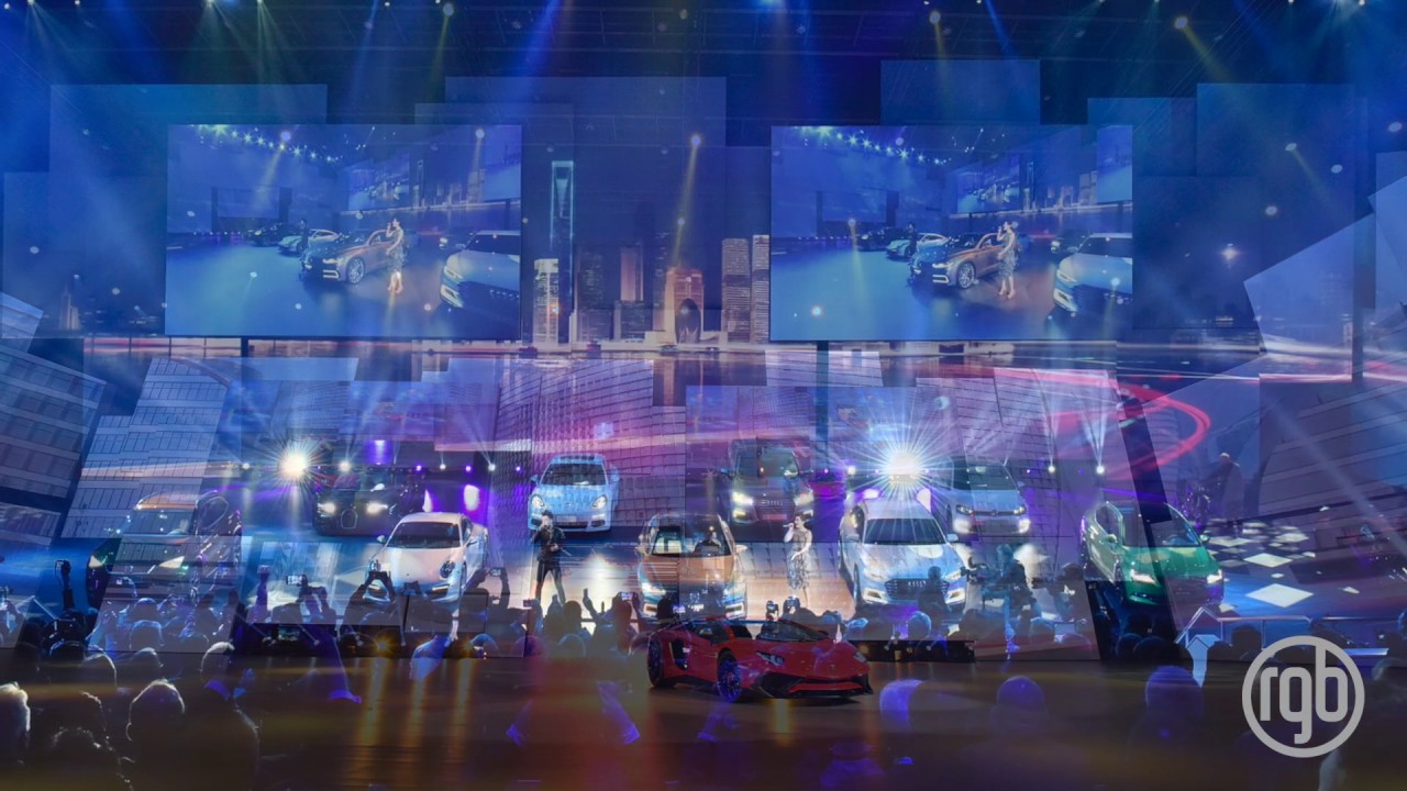 Lighting design for the Volkswagen Group Night at Auto China 2015 Shanghai - rgb GmbH