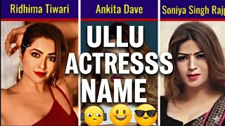 Famous Ulluweb Series Actress Real Names And Photos In 2025 Latest