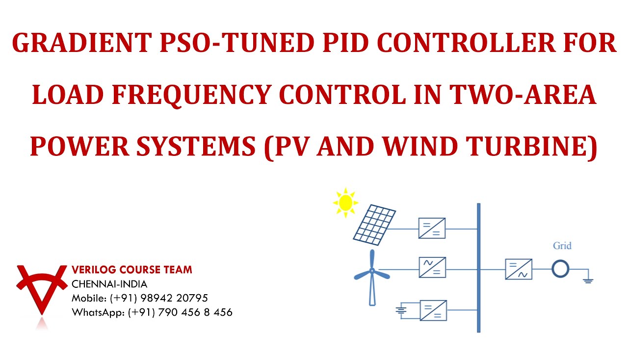 GRADIENT PSO-TUNED PID CONTROLLER FOR LOAD FREQUENCY CONTROL IN TWO-AREA POWER SYSTEMS (PV AND WIND)