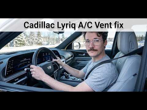 2023-2025 Cadillac Lyriq Center A/C vent fix
