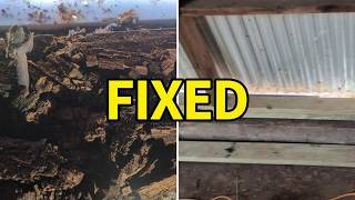DIY How I Saved This Rotting Barns Sill Plates