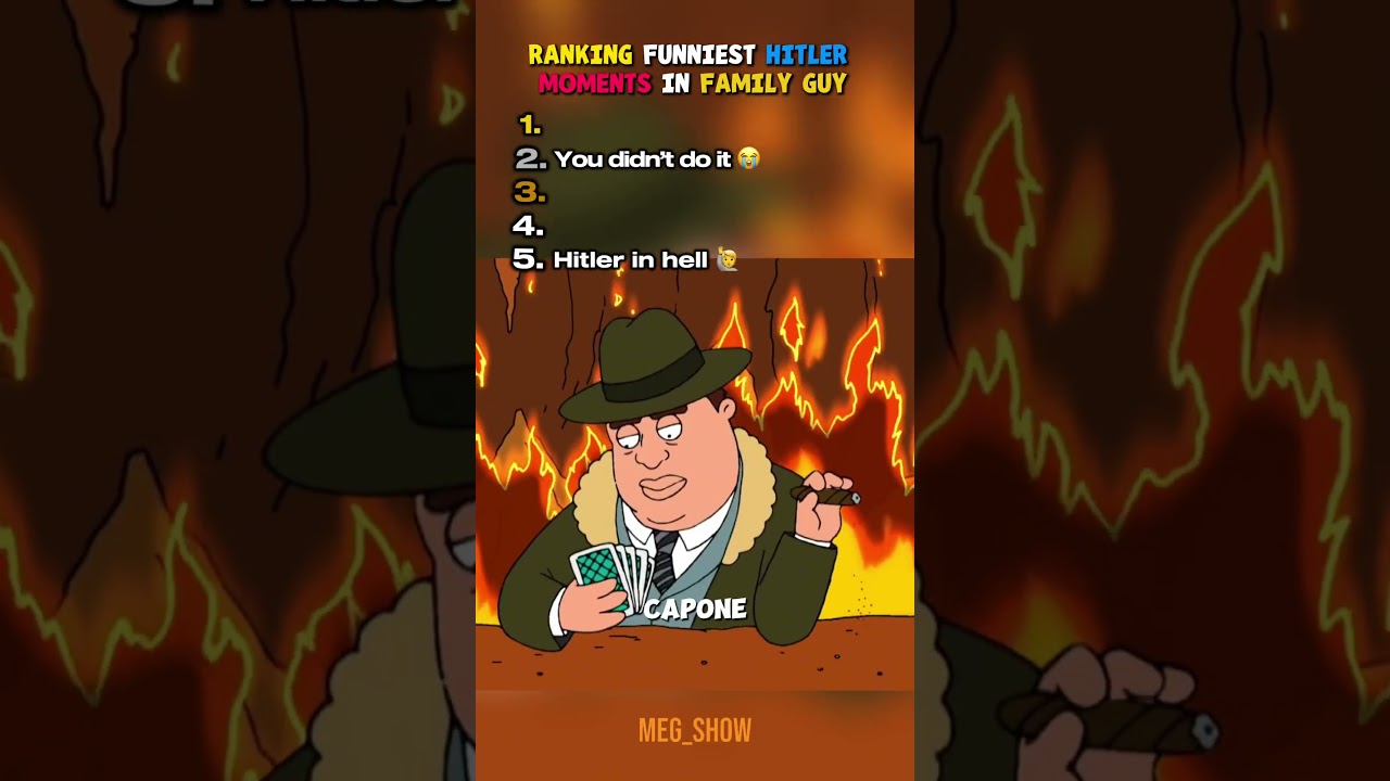 Ranking Funniest Hitler Moments in Family Guys #familyguy