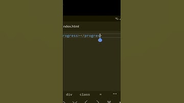 Create a loading progress animation using HTML!! One line code