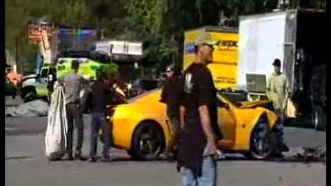 Bumblebee Crashes Into Real Cop Car