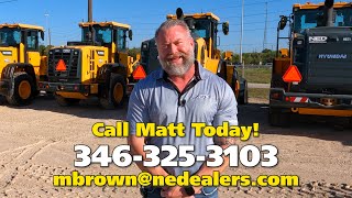 Matt Brown Video Message - NED Area Sales Manger North Houston, Texas by National Equipment Dealers, LLC 182 views 5 months ago 1 minute, 27 seconds