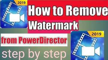 How to Remove watermark from powerDirector , Easy Remove watermark step by step , ac market