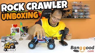 CARRINHO DE CONTROLE REMOTO BARATO ROCK CRAWLER WLTOYS 18428-C - UNBOXING
