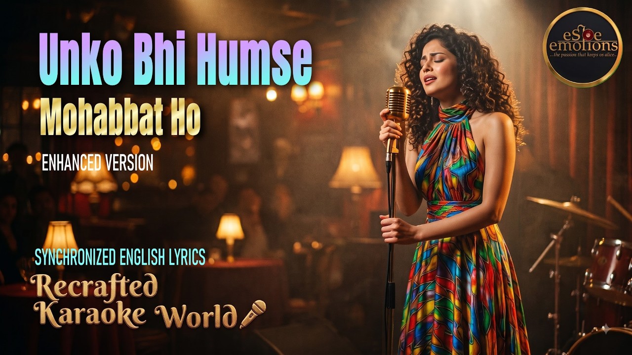 Humse Unko Bhi Humse Mohabbat Ho | Hindi Karaoke with Synchronized English ...