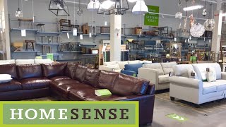 HOME SENSE FURNITURE SOFAS COUCHES ARMCHAIRS TABLES DECOR SHOP WITH ME SHOPPING STORE WALK THROUGH