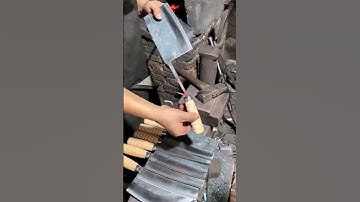 Kitchen knife handle installation process #trending #manufacturing #engineering #viral #fyp