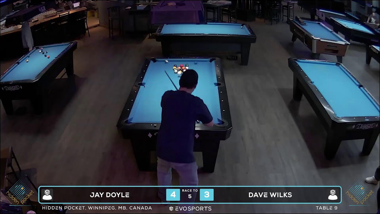 JAY DOYLE vs DAVE WILKS - HIDDEN POCKET - TABLE 9 | EvoSports