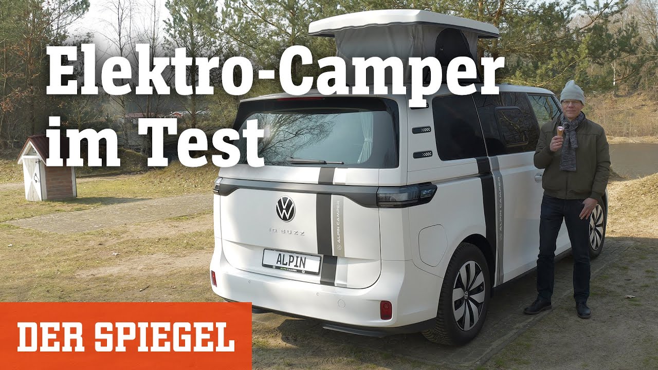 Wir drehen eine Runde: VW ID. Buzz  Elektro-Bulli als Camper | DER SPIEGEL