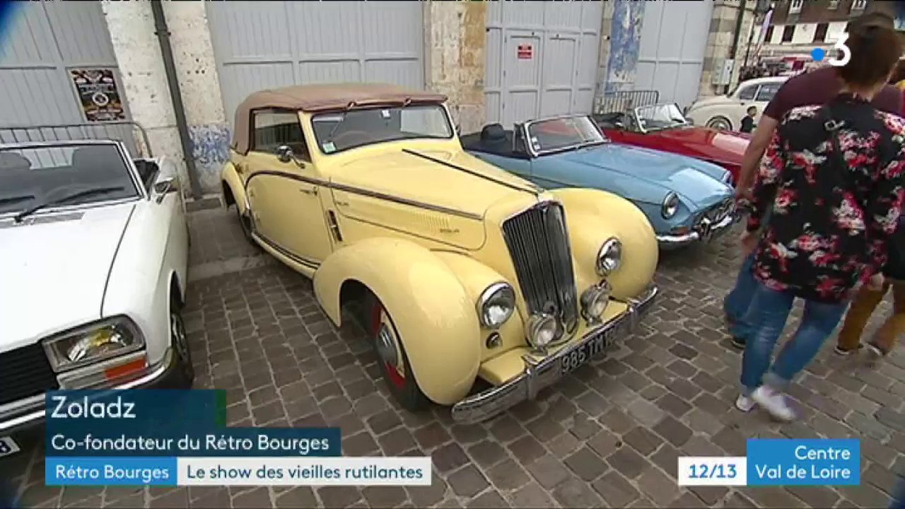 Bourges : Festival rétro et rassemblement de voitures vintage france télévisions sport