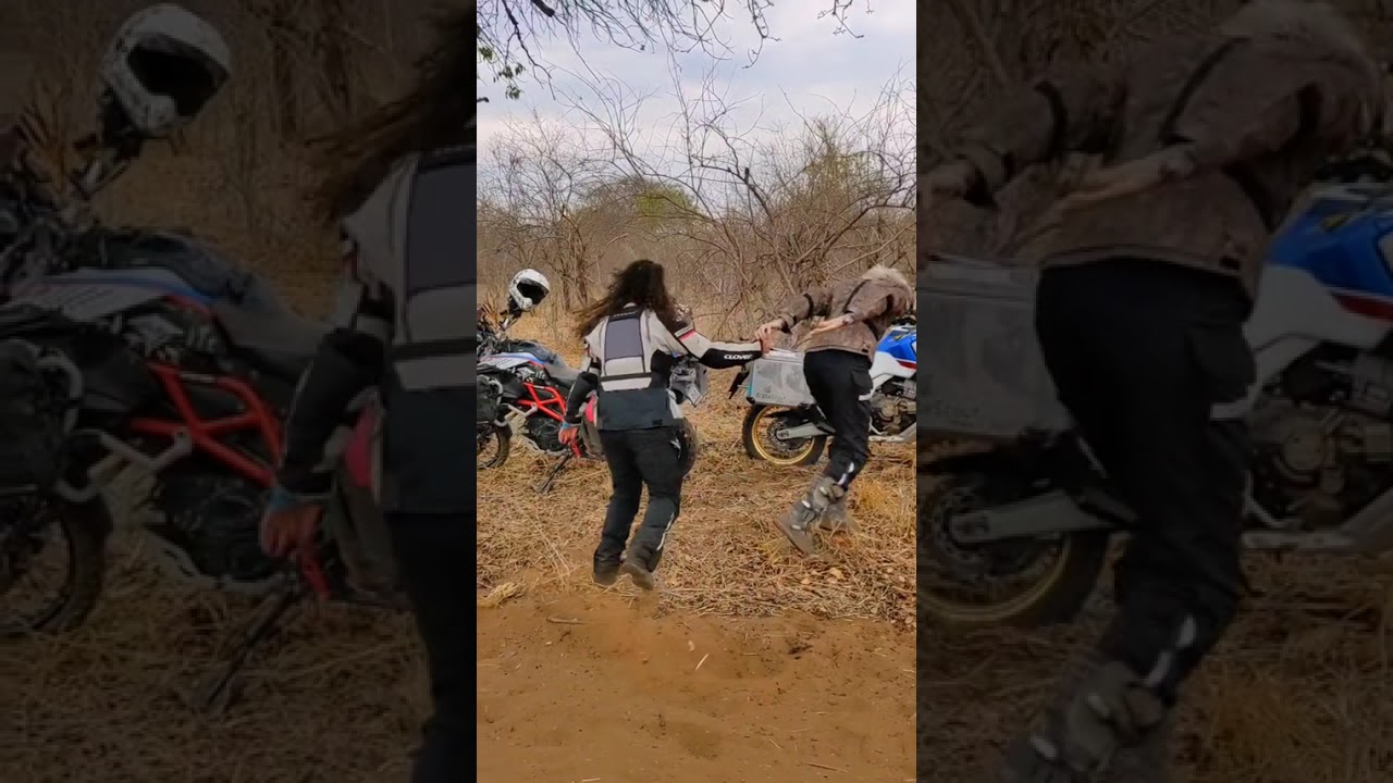 Good times crazy friends best memories.#motorcycle #advrider... #Shorts #onherbike