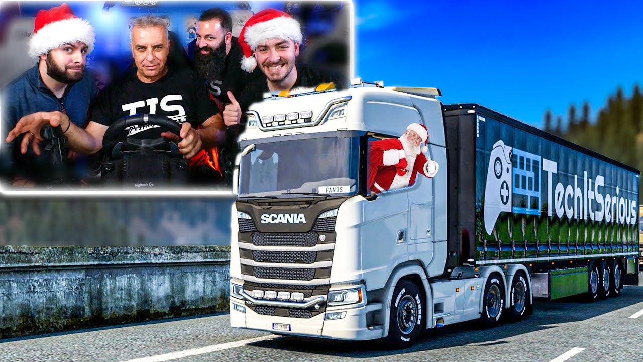 ΧΡΙΣΤΟΥΓΕΝΝΑ ΣΤΟ ΤΙΜΟΝΙ! | Euro Truck Simulator 2 |#31| TechItSerious