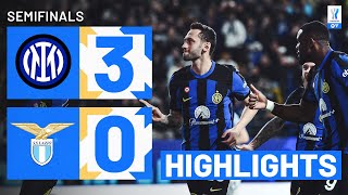 INTER-LAZIO 3-0 | HIGHLIGHTS | Nerazzurri cruise into final | EA SPORTS FC Supercup 2023\/24